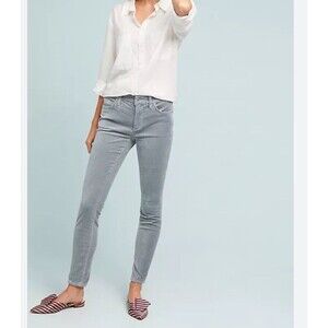 Anthropologie Pilcro Velvet High-Rise Ankle Skinny Stretch Women's Jeans 30